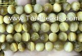 CTE2011 15.5 inches 12mm round golden tiger eye beads wholesale