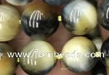 CTE2018 15.5 inches 12mm round golden & blue tiger eye beads wholesale