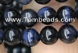 CTE2029 15.5 inches 6mm round blue tiger eye gemstone beads