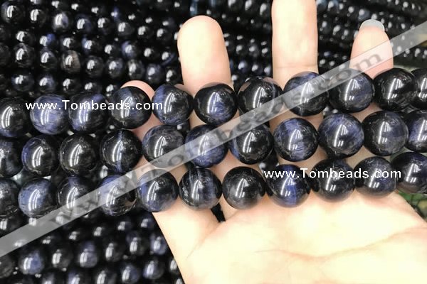 CTE2033 15.5 inches 14mm round blue tiger eye gemstone beads