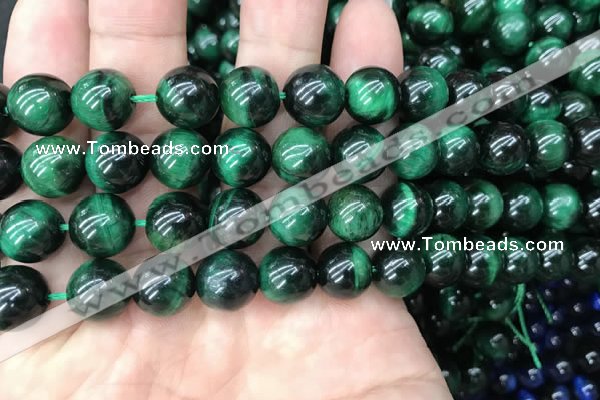 CTE2053 15.5 inches 10mm round green tiger eye beads wholesale