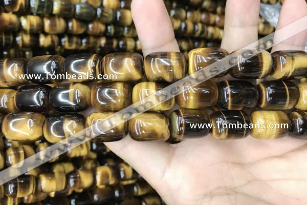 CTE2061 15.5 inches 13*18mm drum yellow tiger eye gemstone beads