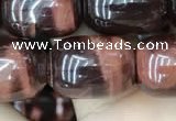 CTE2067 15.5 inches 12*16mm drum red tiger eye gemstone beads