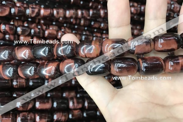 CTE2068 15.5 inches 13*18mm drum red tiger eye gemstone beads