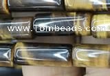 CTE2073 15.5 inches 6*16mm tube yellow tiger eye gemstone beads