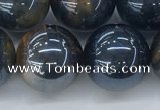 CTE2091 15.5 inches 18mm round AB-color blue & yellow tiger eye beads