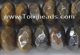 CTE2112 6*10mm faceted rondelle AB-color yellow tiger eye beads