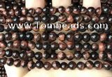 CTE2181 15.5 inches 6mm round red tiger eye gemstone beads