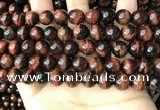 CTE2183 15.5 inches 10mm round red tiger eye gemstone beads