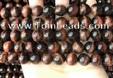 CTE2184 15.5 inches 12mm round red tiger eye gemstone beads