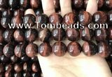 CTE2187 15.5 inches 18mm round red tiger eye gemstone beads