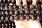 CTE2187 15.5 inches 18mm round red tiger eye gemstone beads