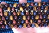 CTE2212 15.5 inches 10mm round colorful tiger eye beads wholesale