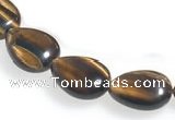 CTE27 12*16mm flat teardrop yellow tiger eye beads Wholesale