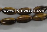CTE304 15.5 inches 8*16mm marquise yellow tiger eye gemstone beads