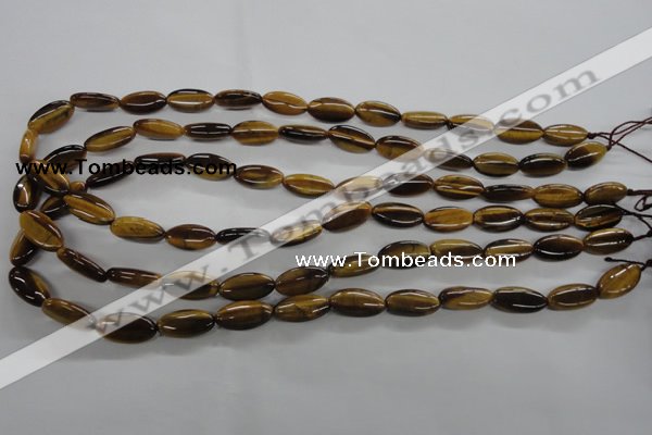 CTE304 15.5 inches 8*16mm marquise yellow tiger eye gemstone beads