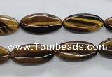 CTE305 15.5 inches 10*20mm marquise yellow tiger eye gemstone beads