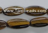 CTE306 15.5 inches 12*25mm marquise yellow tiger eye gemstone beads