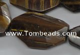 CTE325 15.5 inches 24*30mm freeform yellow tiger eye gemstone beads