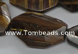 CTE325 15.5 inches 24*30mm freeform yellow tiger eye gemstone beads