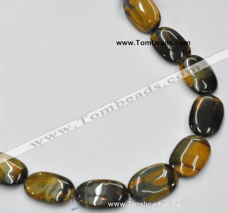 CTE40 15.5 inches 20*30mm oval blue tiger eye beads wholesale