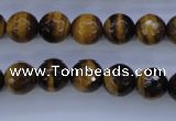 CTE423 15.5 inches 10mm faceted round yellow tiger eye beads