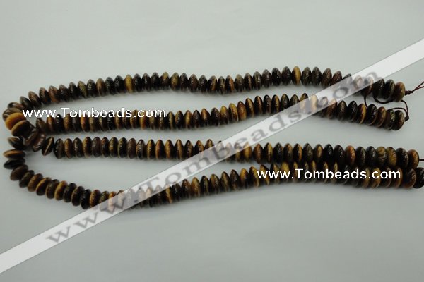 CTE436 15.5 inches 4*10mm rondelle yellow tiger eye beads wholesale