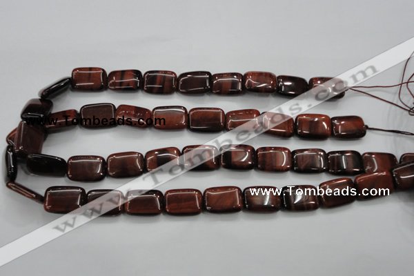 CTE56 15.5 inches 13*18mm rectangle red tiger eye gemstone beads