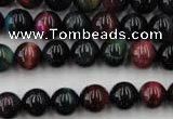 CTE593 15.5 inches 10mm round colorful tiger eye beads wholesale