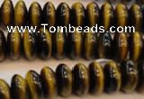 CTE603 15.5 inches 6*12mm rondelle yellow tiger eye beads wholesale