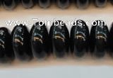 CTE647 15.5 inches 10*18mm rondelle blue tiger eye beads wholesale