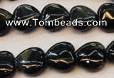 CTE652 15.5 inches 20*20mm heart blue tiger eye beads wholesale