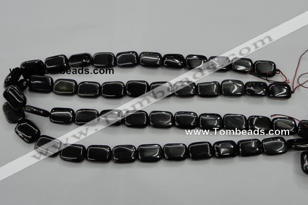 CTE71 15.5 inches 12*16mm rectangle blue tiger eye gemstone beads