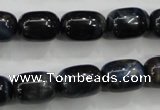 CTE79 15.5 inches 11*15mm drum blue tiger eye gemstone beads