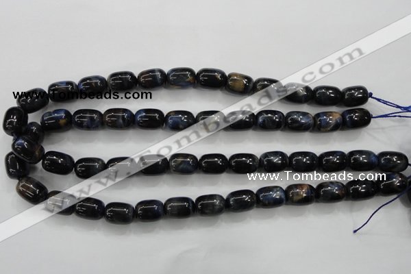 CTE79 15.5 inches 11*15mm drum blue tiger eye gemstone beads