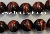 CTE87 15.5 inches 14mm round red tiger eye gemstone beads