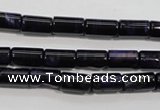 CTE947 15.5 inches 6*10mm tube dyed blue tiger eye beads wholesale