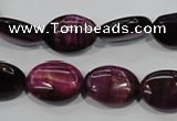 CTE995 15.5 inches 13*18mm oval dyed red tiger eye beads wholesale