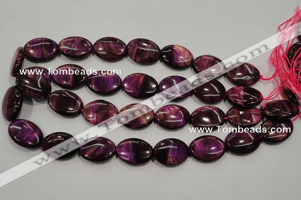 CTE997 15.5 inches 18*25mm oval dyed red tiger eye beads wholesale