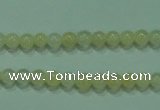 CTG05 15.5 inches 3mm round tiny yellow jade beads wholesale