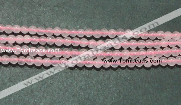 CTG07 15.5 inches 3mm round tiny rose quartz beads wholesale