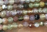 CTG1009 15.5 inches 2mm faceted round tiny Indian agate beads