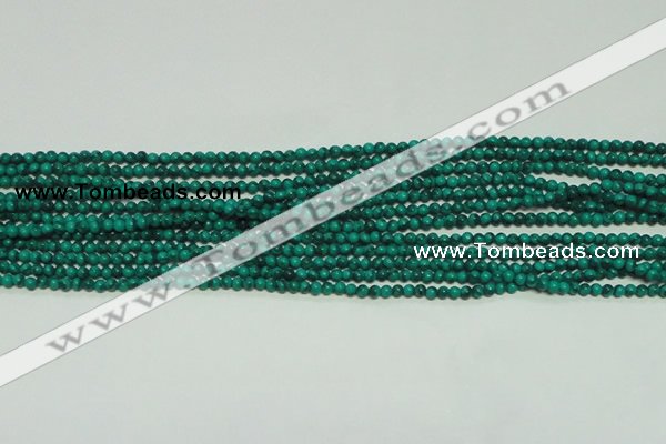 CTG101 15.5 inches 2mm round tiny synthetic malachite beads wholesale