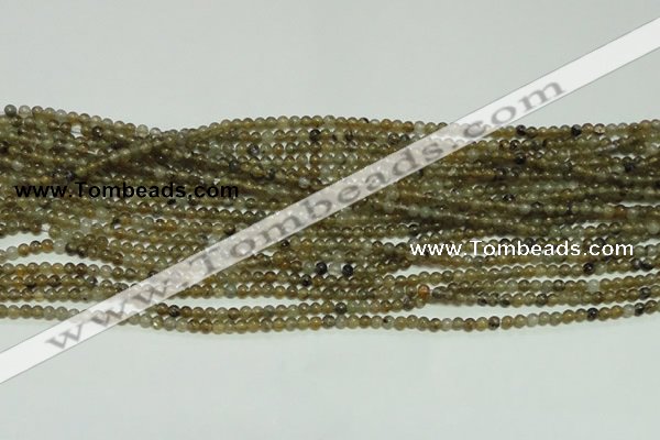 CTG103 15.5 inches 2mm round tiny labradorite gemstone beads wholesale