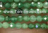 CTG1036 15.5 inches 2mm faceted round tiny African jade beads