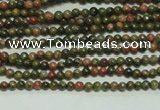 CTG104 15.5 inches 2mm round tiny unakite gemstone beads wholesale