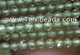 CTG1046 15.5 inches 2mm faceted round tiny peridot gemstone beads