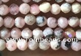 CTG1080 15.5 inches 2mm faceted round tiny rhodochrosite beads