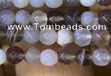 CTG1119 15.5 inches 3mm faceted round tiny Botswana agate beads