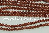 CTG112 15.5 inches 2mm round tiny goldstone beads wholesale